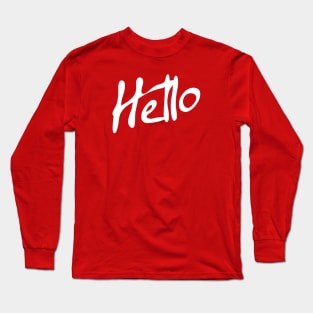 Hello Long Sleeve T-Shirt